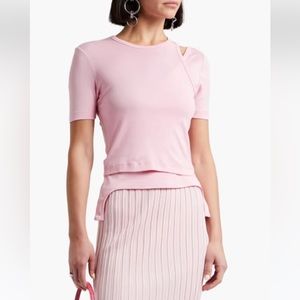 Helmut lang cut out tee
